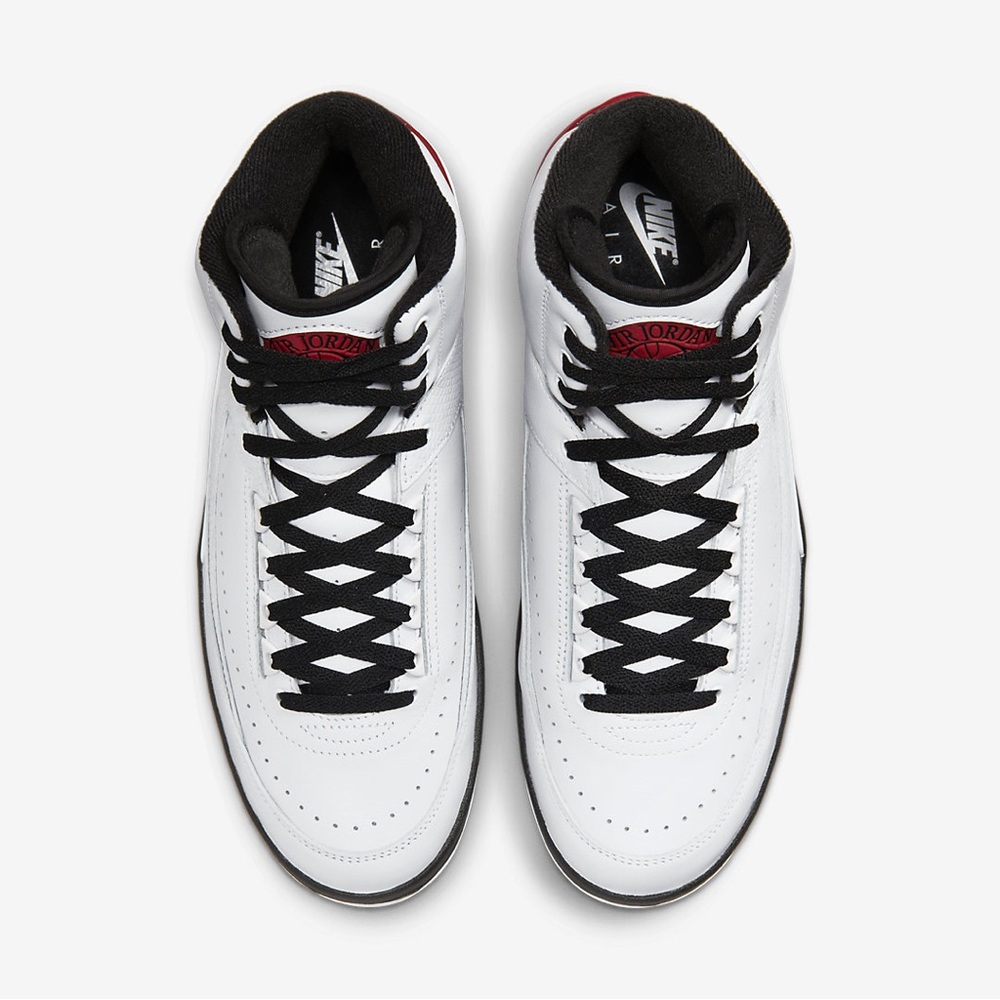 Nike Air Jordan 2 OG Chicago white Black Varsity Red DX2454-106 size 8 - 13 - Picture 9 of 14